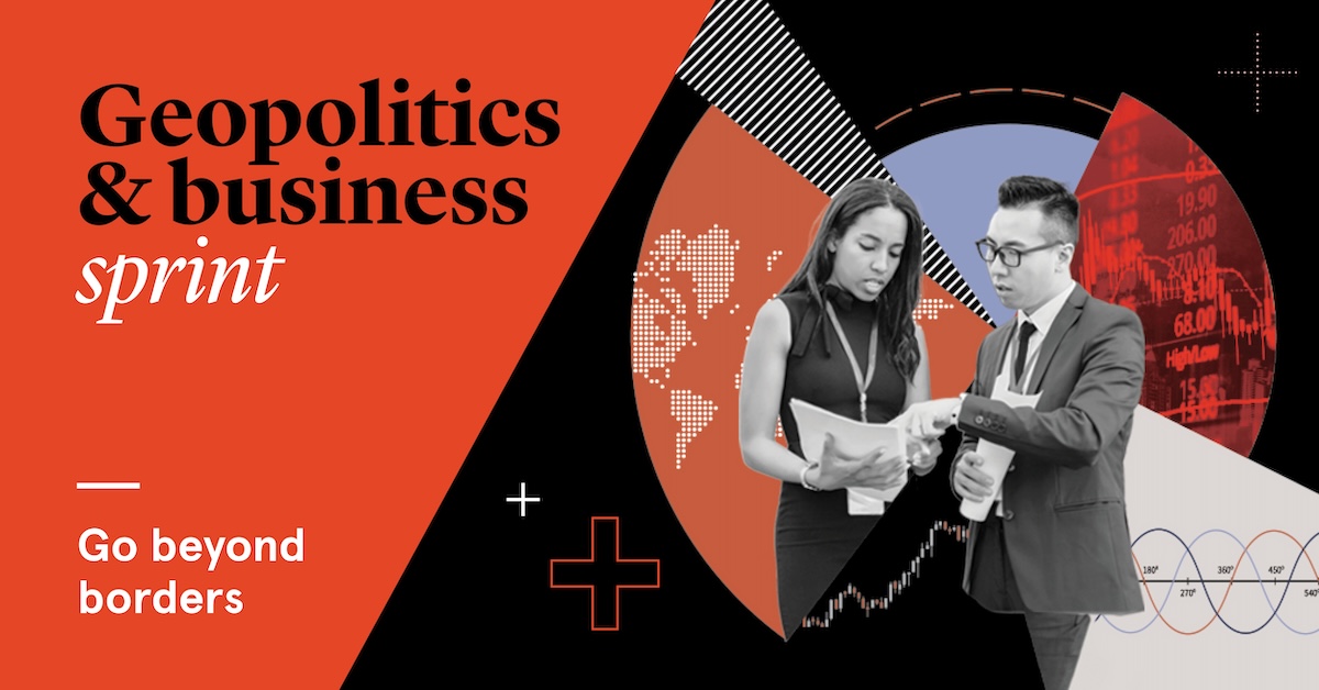 The geopolitics and business sprint